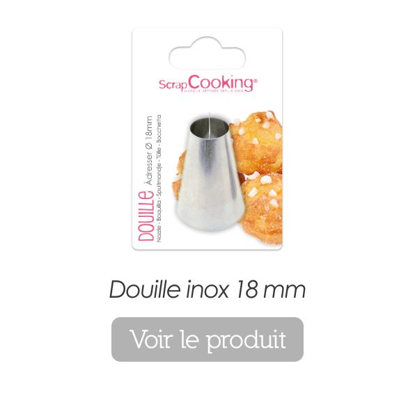 Douille inox 18 mm - ScrapCooking
